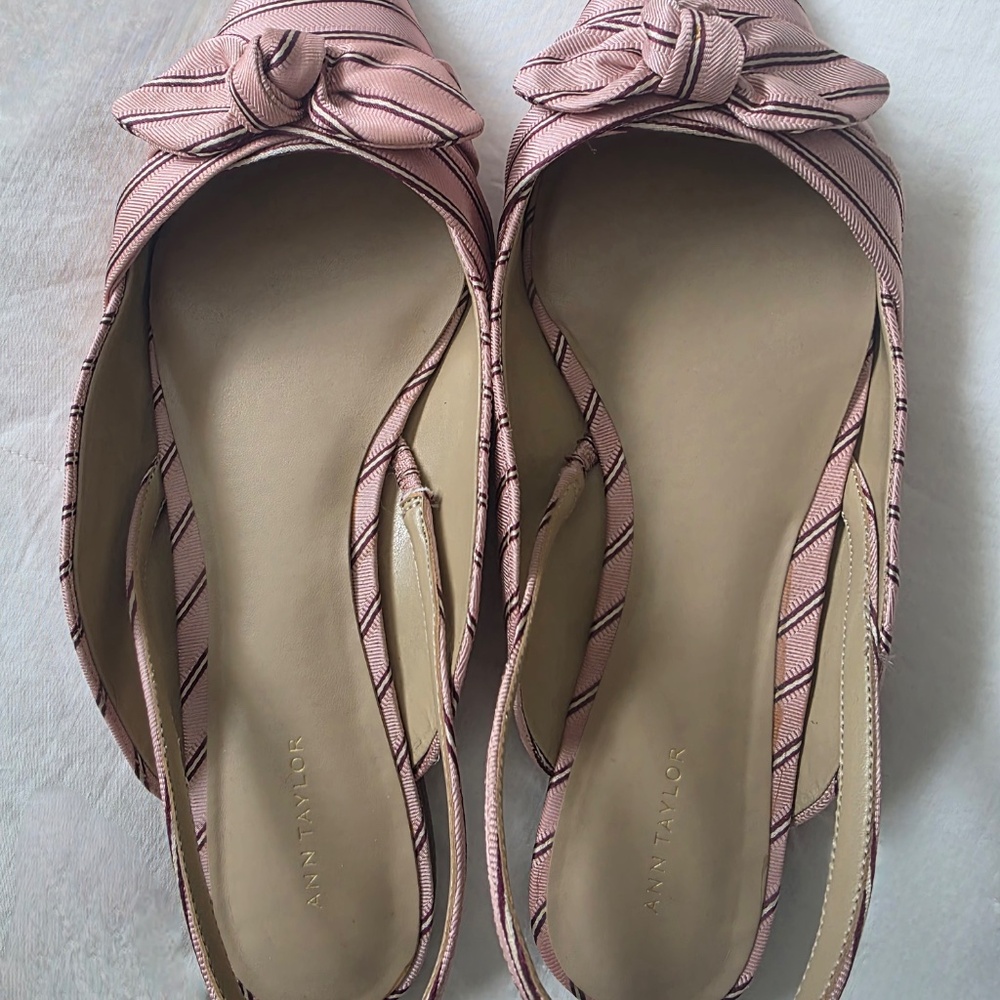 Striped sling backs - Picture 5 of 7